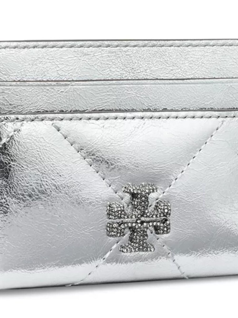 Tory Burch Kira Diamond Quilted Leather Card Case
